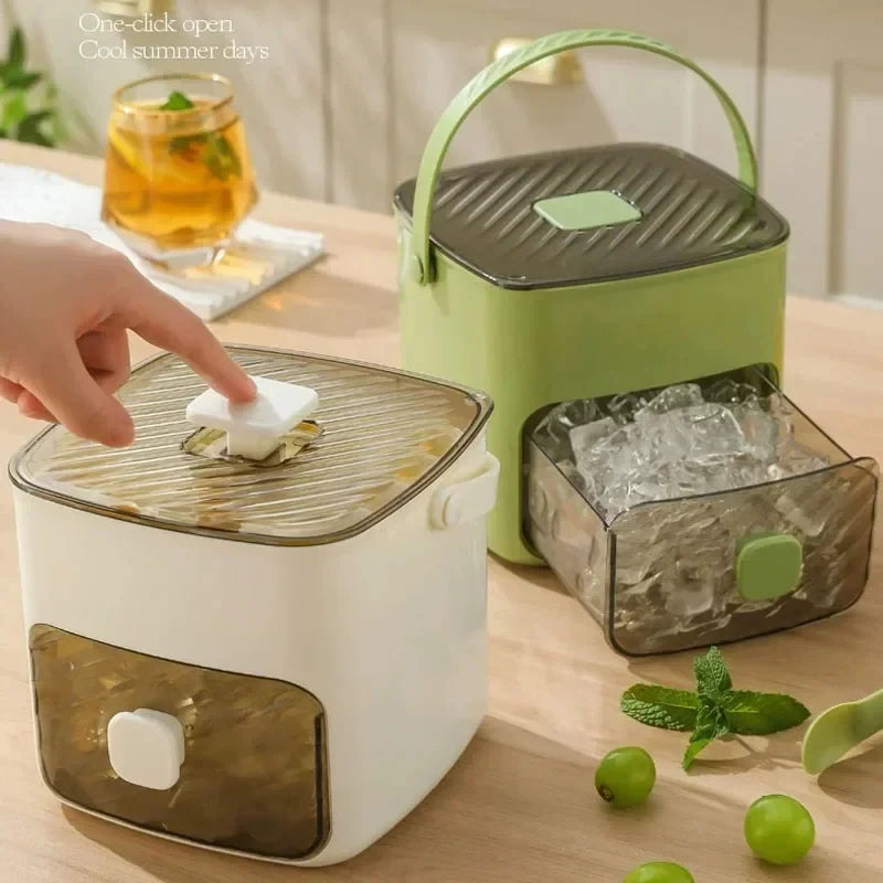 48 Grid Reusable Ice Cube Mold One-touch Easy Release Ice Maker Tray Refrigerator Homemade Ice Making Tool for Kitchen Use