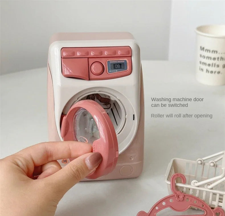 Mini Household Appliances Kitchen Toys Pretend Play Set with Coffee Maker Water Dispenser and Toaster for Kids Boys Girls Gifts