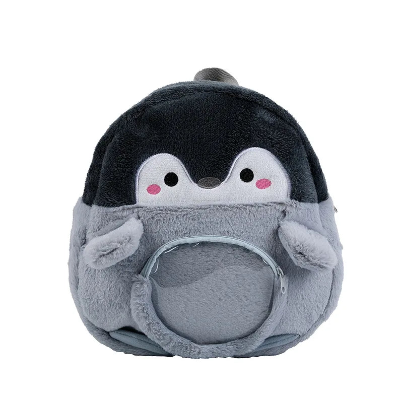 Penguin Cartoon Goth Harajuku Backpack Female Cute Jk Girl Ita Bag Doll Bag Pain Bag Action Figure Plush Mini Small School Bag