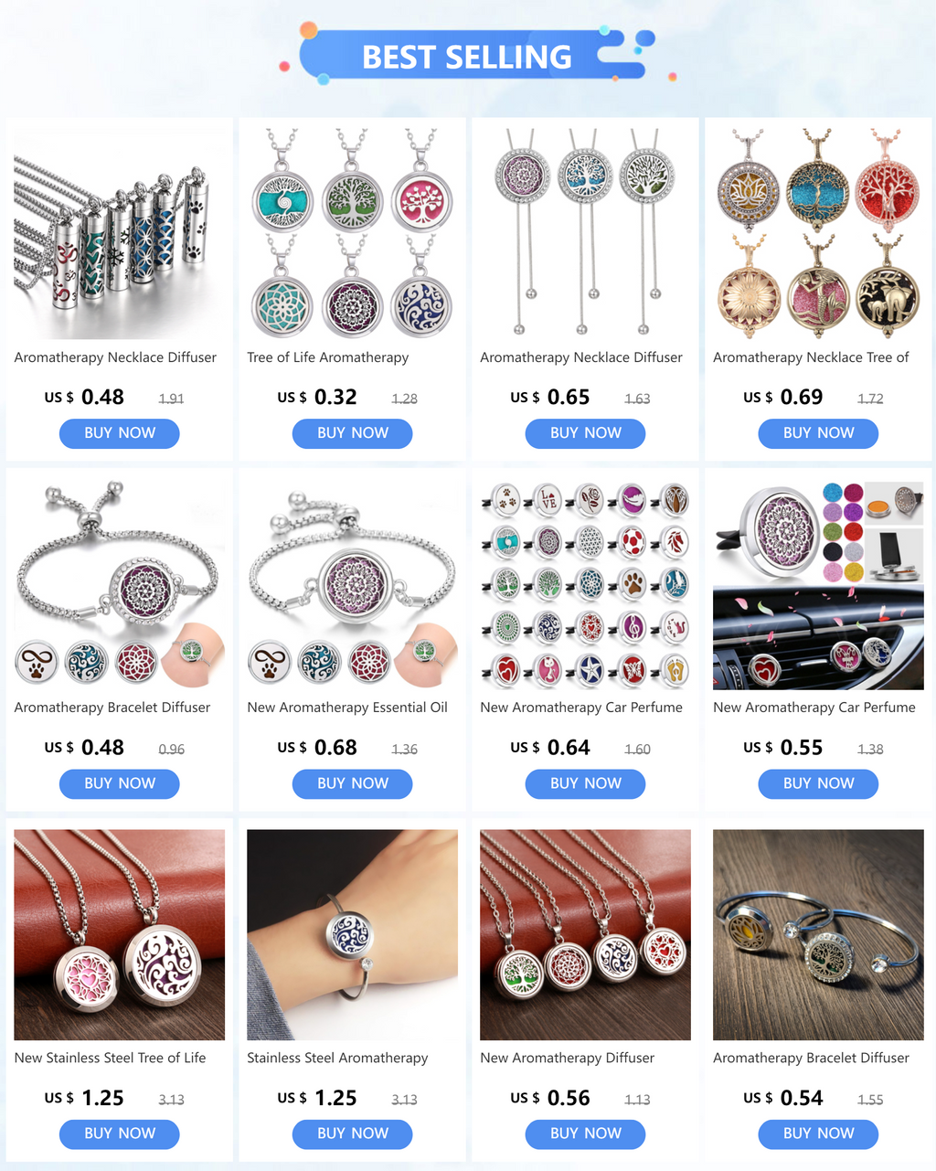 New Aroma Kaleidoscope Retro Necklace Antique Locket Pendant Magnetic Perfume Essential Oil Diffuser Locket Aromatherapy Jewelry