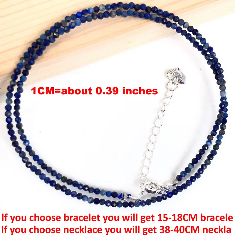 Fashion Women Bracelet necklace 2-3mm mini Cut angle beads tourmaline agate zircon natural pearl crystal Beaded Jewelry gift