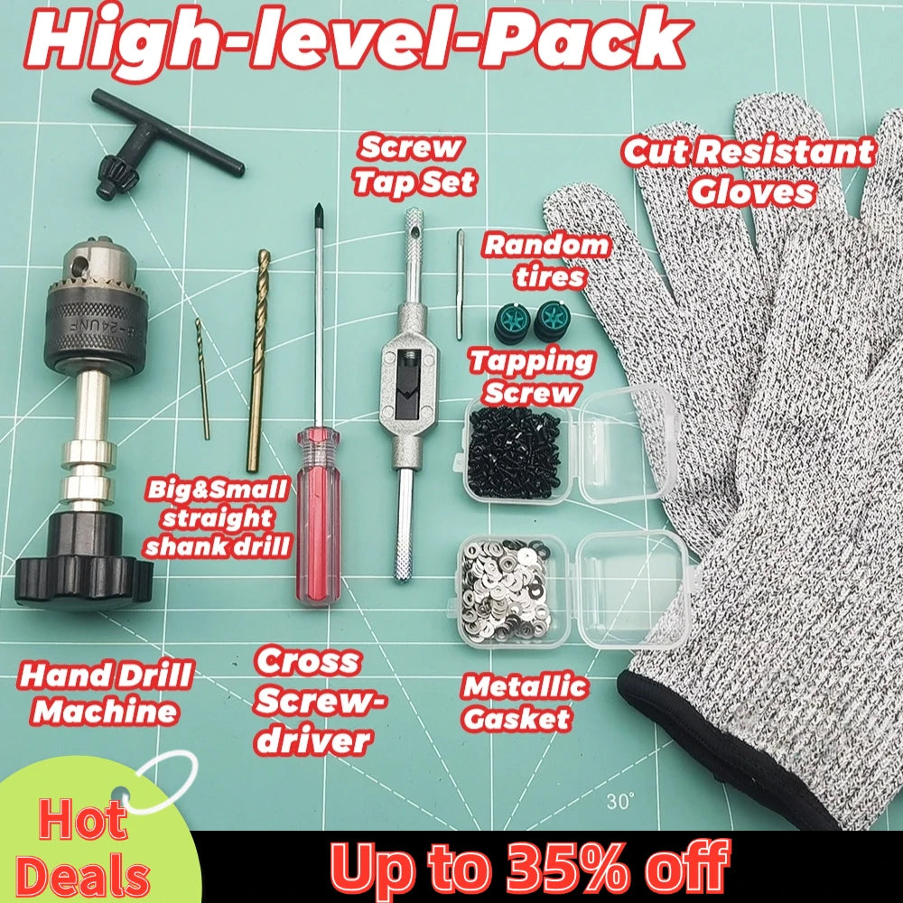 1/64 Wheel Hub Modification Tool Kit Diecast Model Car Disassemble Beginner to Advanced The Tool Package Fixing Tool