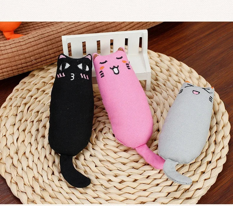 Pet newest plush toy cat toy rustling sound cat toy cat products toy kitten teeth grinding toys resistant to bite