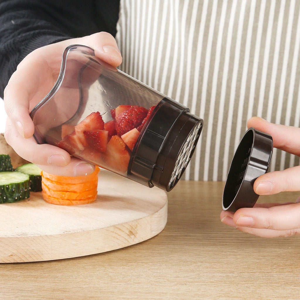 High-Quality Kitchen Slicing Equipment With Cup for Slicing Fruits Vegetables Strawberries Bananas as Kitchen Essential