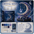 Moon Cat Luna Guardian DIY Bead Kit,Tiny 3D Beaded Luna Guardian Craft Kit, Handmade Magical Cat Kit for Beginner, Home Decor