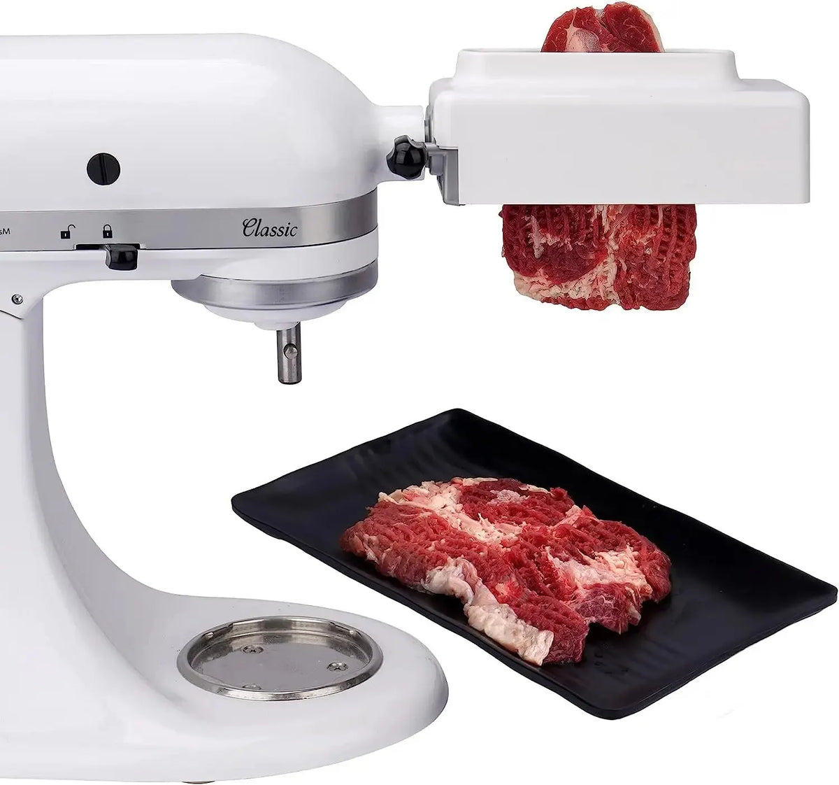 Meat Tenderizer Attachment for All KitchenAid Household Stand Mixers- Mixers Accesssories Meat Tenderizers No More Jams and Brea