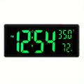 1PC Super Large Screen Wall Mount Clock, Hanging Stand Optional BIG BOWL Clock Living Room LED Digital Clock for Home Decor