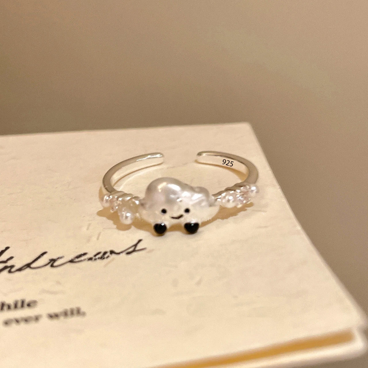 Sam Panda 925 Sterling Rings for Women Fashion Geometric Handmade Irregular Gold Star Ring Simple Fine Jelwery  Christmas Gift