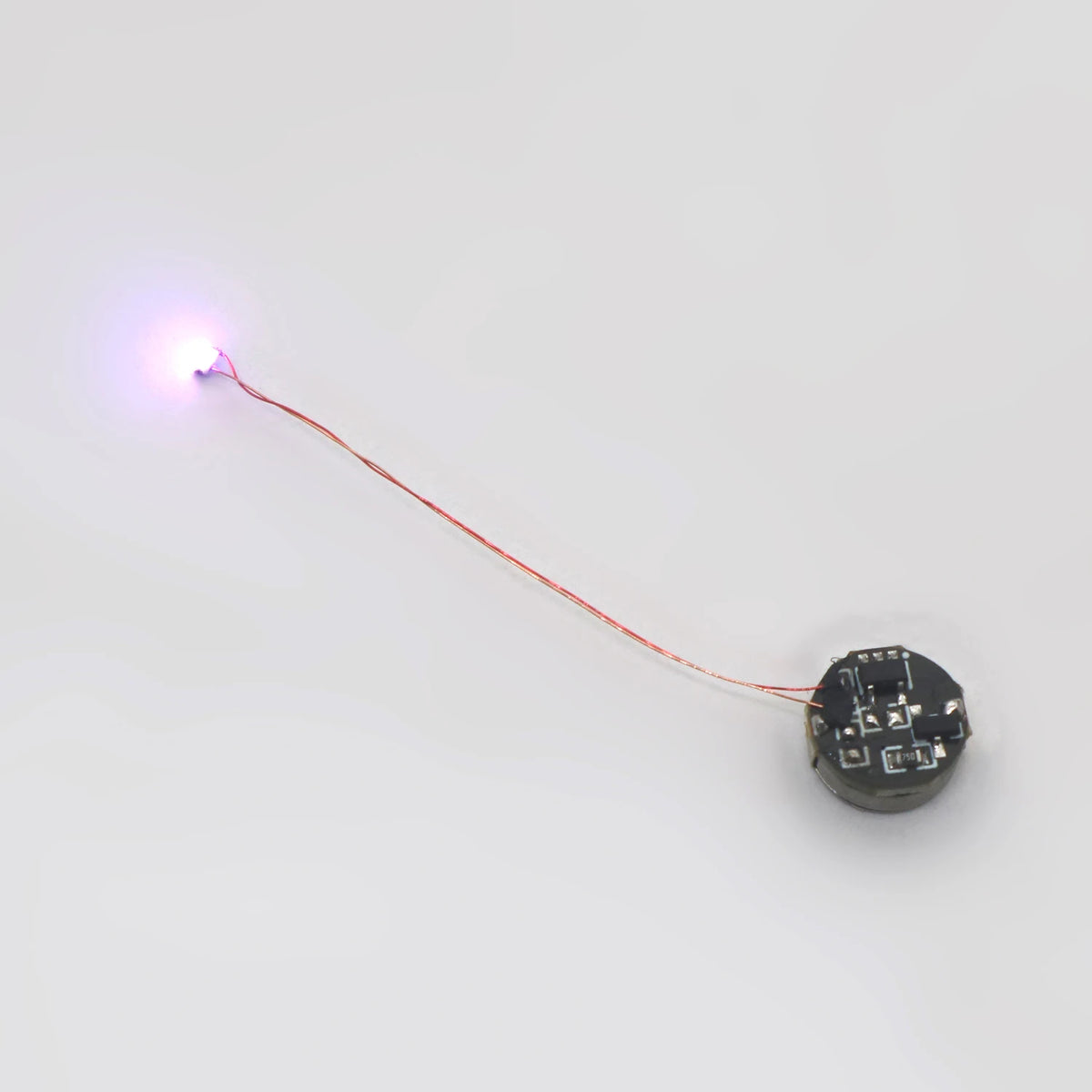 Magnetic control lamp Wired 5cm Led Magnetron Light Model w Battery Diy Car Toys Lighting Making Diorama Materials Gunda Robots