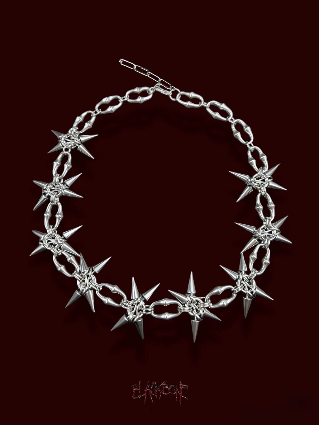 Punk Grunge Rock Rivet Clavicle Chain Cool Fashion Handmade Geometric Necklace Goth Charm Jewelry Hip Hop Accessories Gift