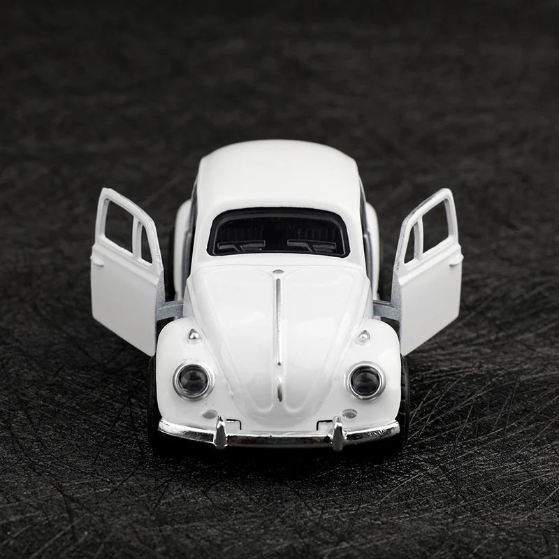 (bagged)1:38 Classical Cute Beettle, Alloy Model Car, Simulated vehicle, children's alloy car, boy's toy model, car ornaments