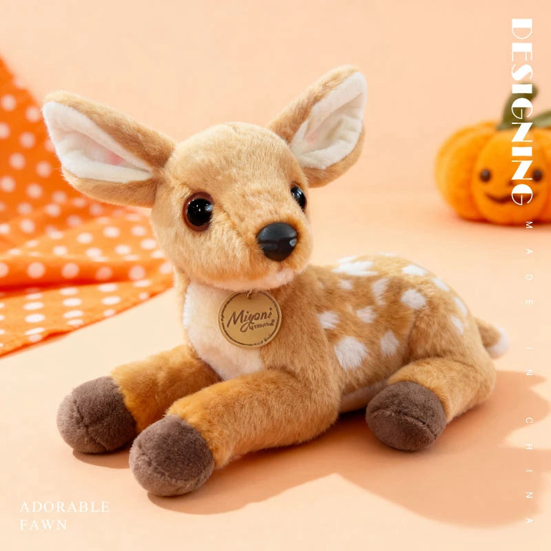 25cm Kawaii Giraffe Plush Toy - Stuffed Soft Giraffe Doll for Kids Lovely Deer Room Decor Birthday Gift