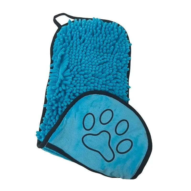 Quick Dry Pet Towel Soft Dog Bath Robe Towel Super Absorbent Cat Bath Towel Convenient Pet Cleaning Washcloth Dog Accessories