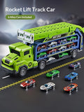 Large Scale Inertia Sliding Engineering Car Toy 3D Lifting Track Playset Interactive Educational Birthday Holiday Gift