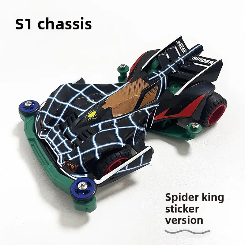 Japanese Anime Bakusou Kyuudai Let's&Go Mini 4WD Racing Track Race Sabre Black Battle Ray Stinger Model Toy