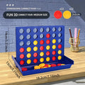 1PCS Four-In-A-Row Chess Connection Classic Family Board Game, Fun Educational Toy for Kids Aged 3+, Gift Box Packaging