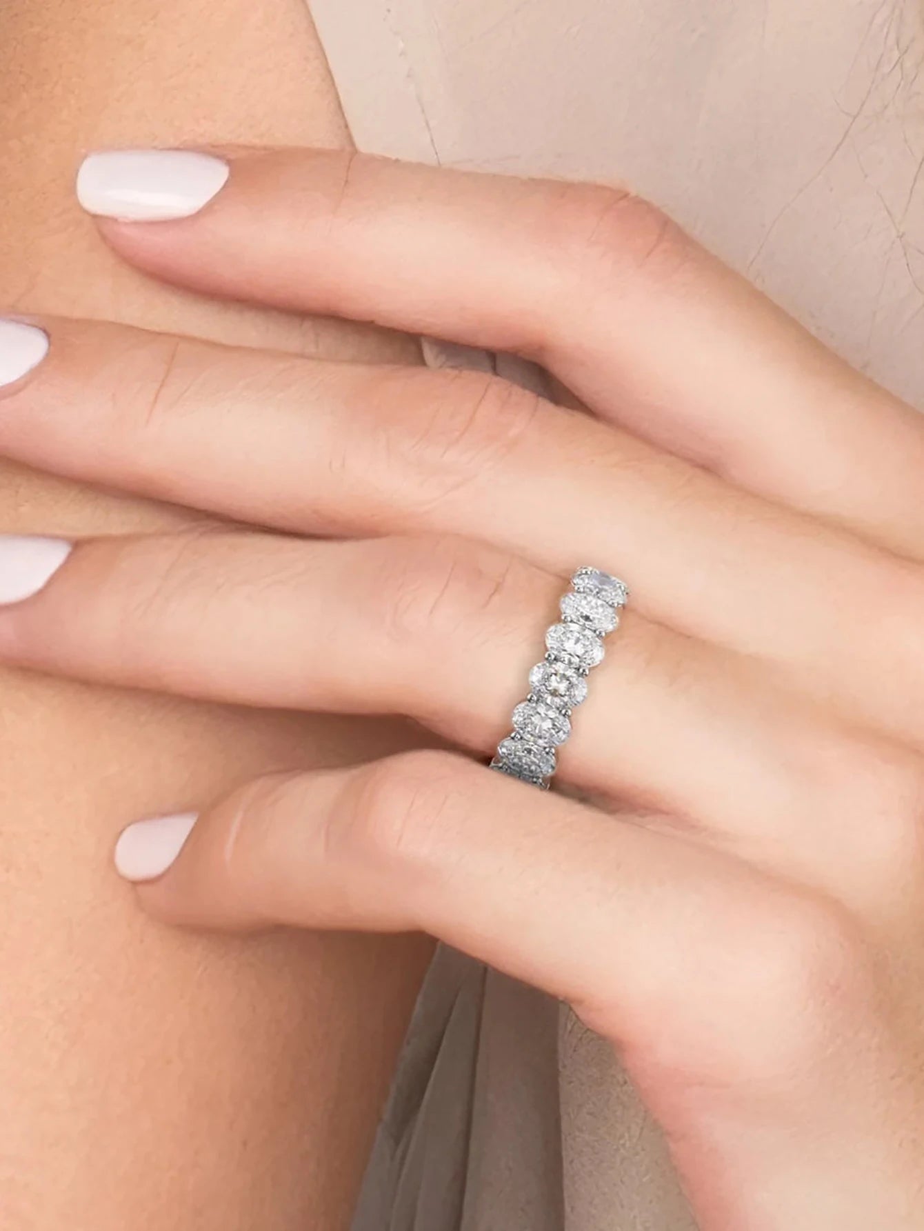 925 Sterling Silver Fashion Original Zircon Oval Ring for Women Gift Engagement Wedding Luxury High Quality Fine Jewelry