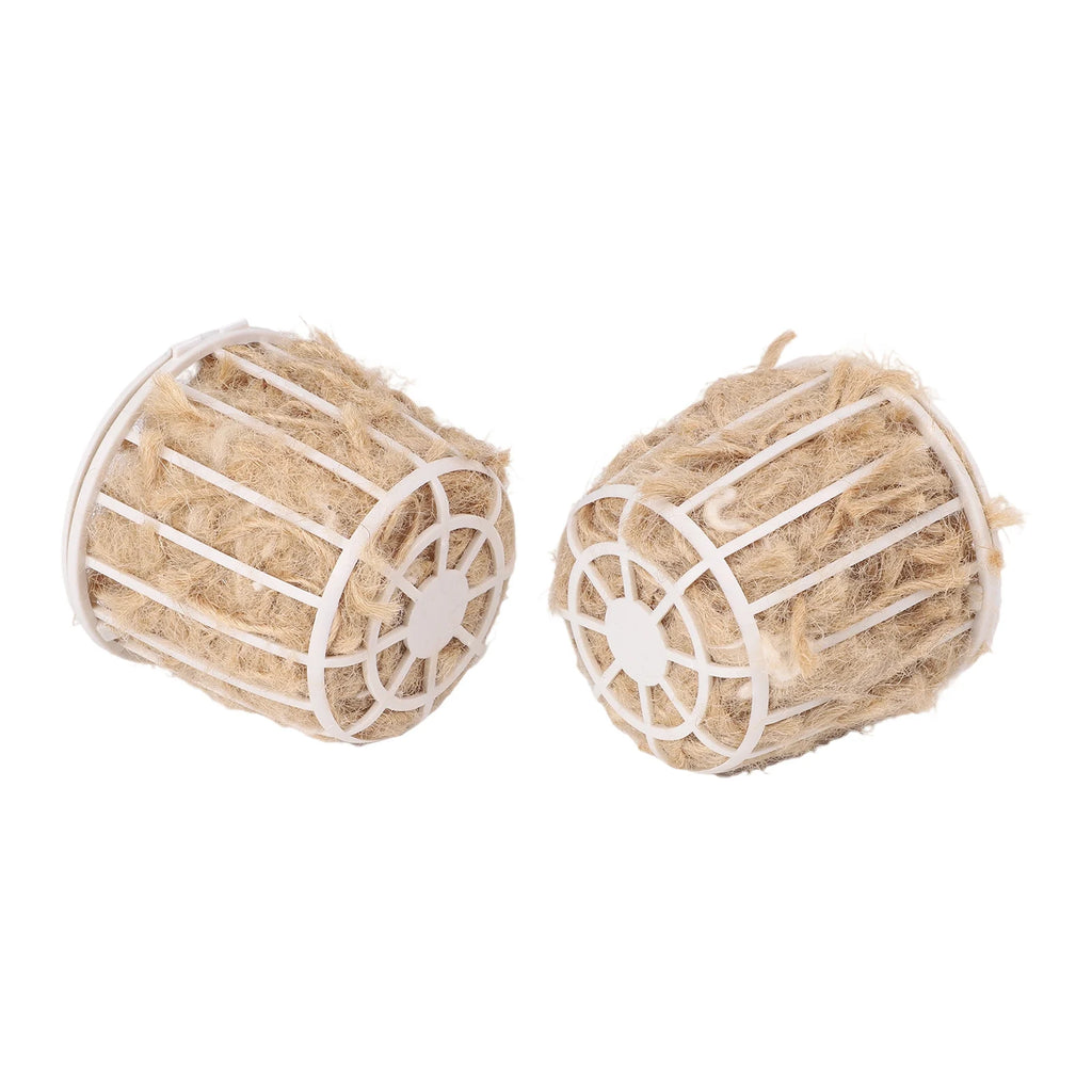 Nesting Material Pack Bird Accessories Easy Setup For Cages Mixed Hemp Silk Natural Nesting Options Reduces Nesting Waste