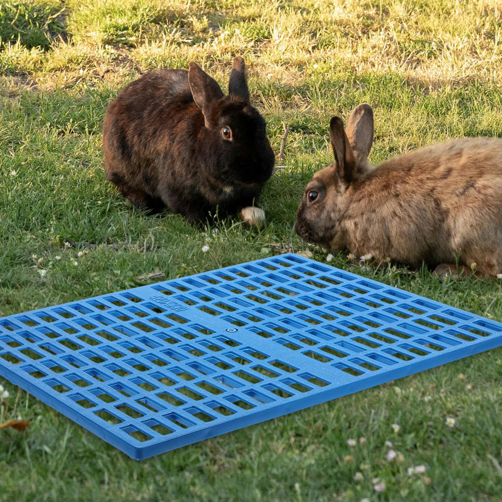 4Pcs Bunny Cage Mat Plastic Pet Foot Pads Rabbit Floor Mat Guinea Pig Cage Accessories Small Animal Foot Cushions