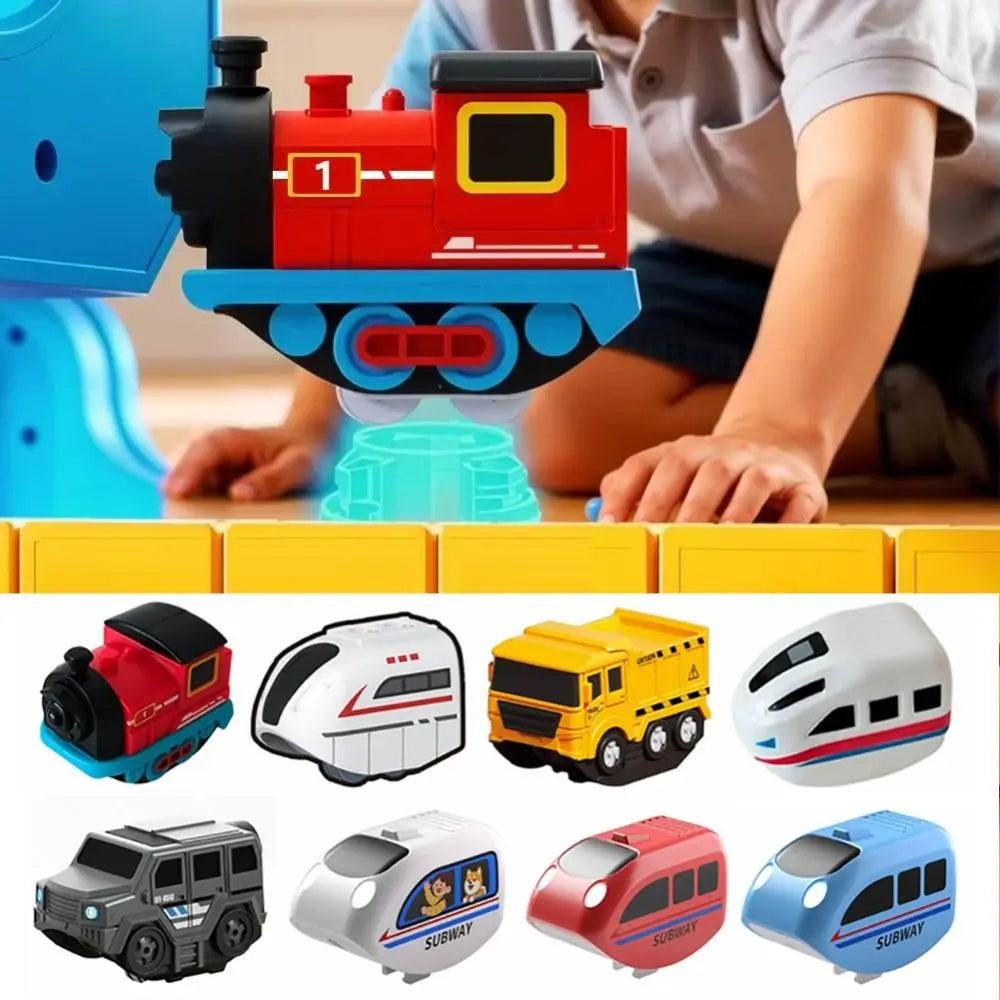 Plastic Magnetic Tracks Train Anti-gravity Smooth Steady Driving Magnetic Train Diecast Toy Intelligent Toy Railway Track Toys