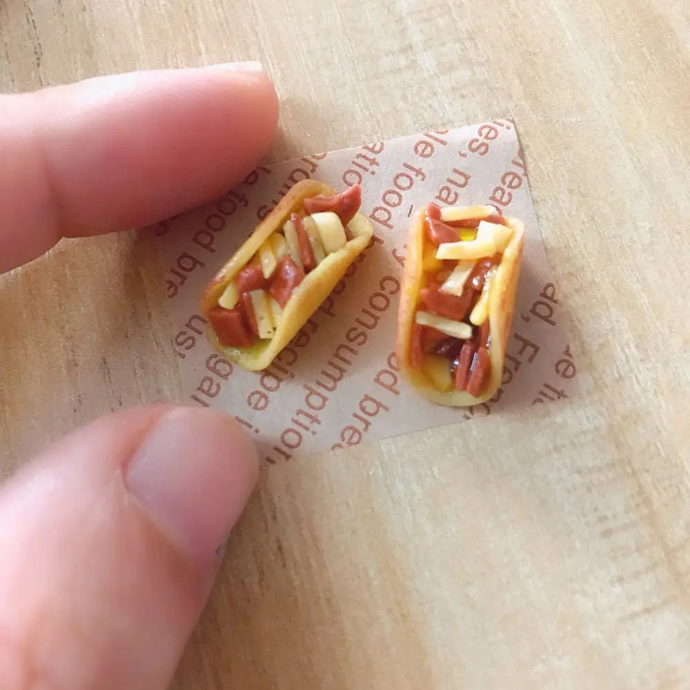 1/12 Scale Dollhouse Miniature Tacos Baking Burrito for Blyth OB11 BJD Doll House Kitchen Play Toys Accessories