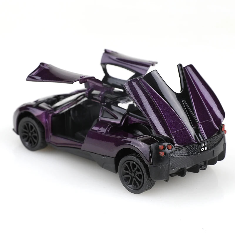 (bagged)1:43 Alloy Car Model Simulation Pagani Racing Car Vehicle Pull Back Car Ornaments Collection Toys For Boy Children