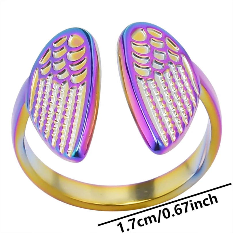 1pcs Classic Tiger Eye Real Stone Open Adjustable Stainless Steel Rings For Women Men Accessories Gold Color Finger Jewelry Ring