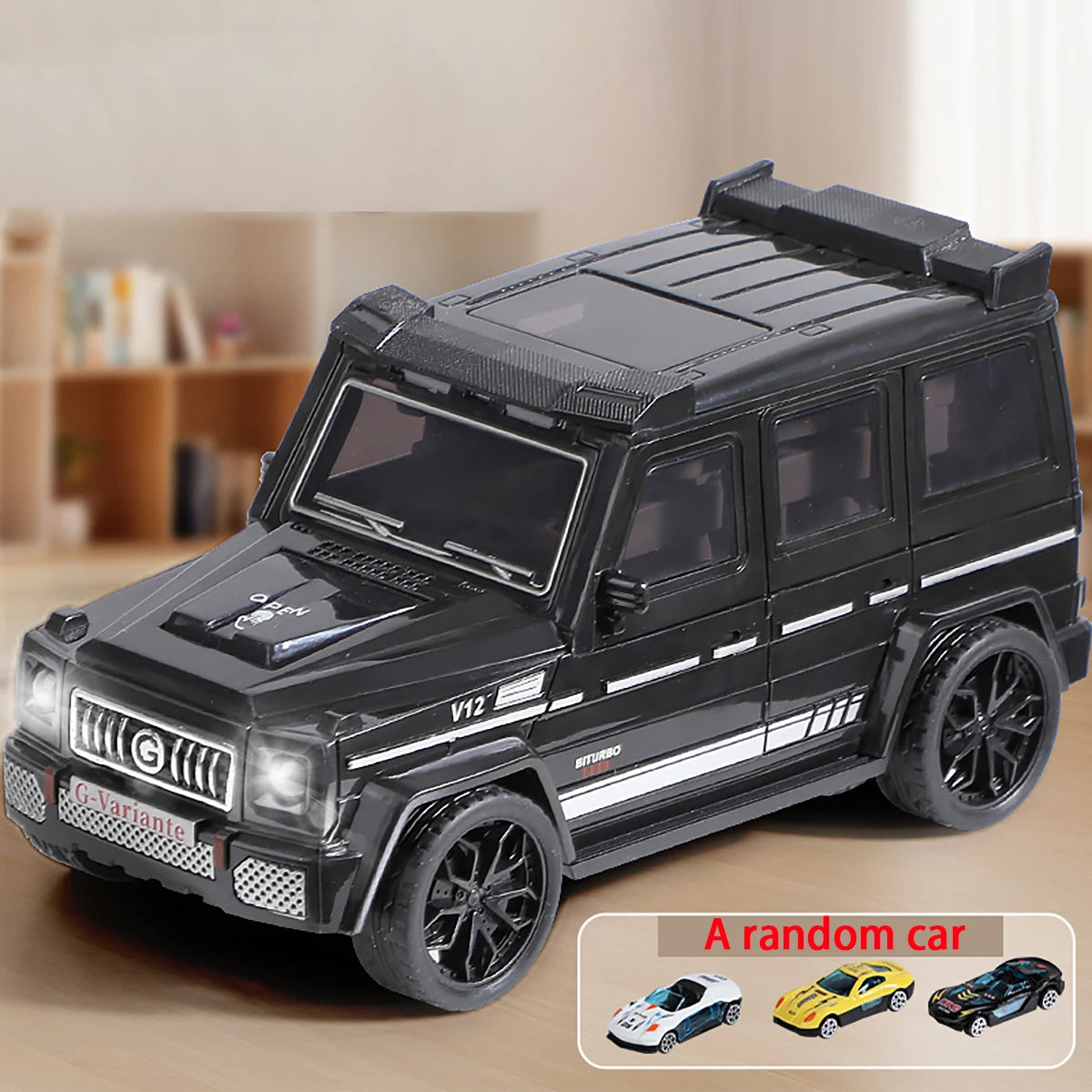 3-Pack Transforming Launcher Track Toy Car Set Mini Race Cars Included (Random Styles And Colors) Interactive SUV Toy