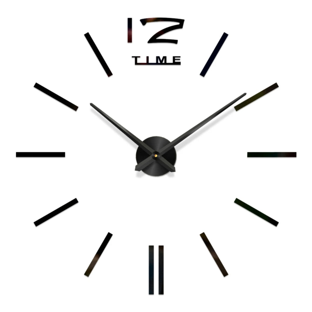 New Modern Design Large Wall Clock 3D DIY Quartz Clocks Fashion Watches Acrylic Mirror Stickers Living Room Home Decor Horloge