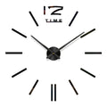 New Modern Design Large Wall Clock 3D DIY Quartz Clocks Fashion Watches Acrylic Mirror Stickers Living Room Home Decor Horloge