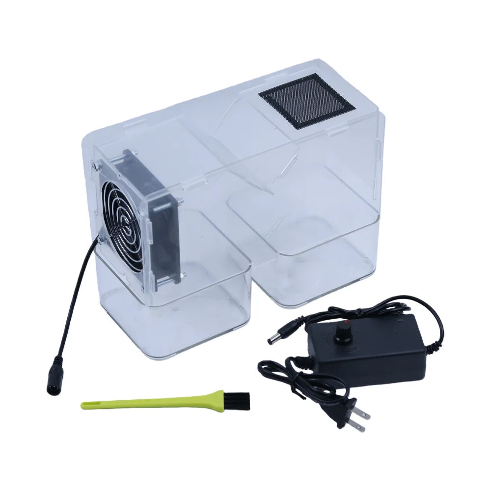 Bird Feed Shell Blowing Machine,No Assembly Required Husk Remover Wind Sheller Bird Seed Cleaner Machine, With Adjustable Speed