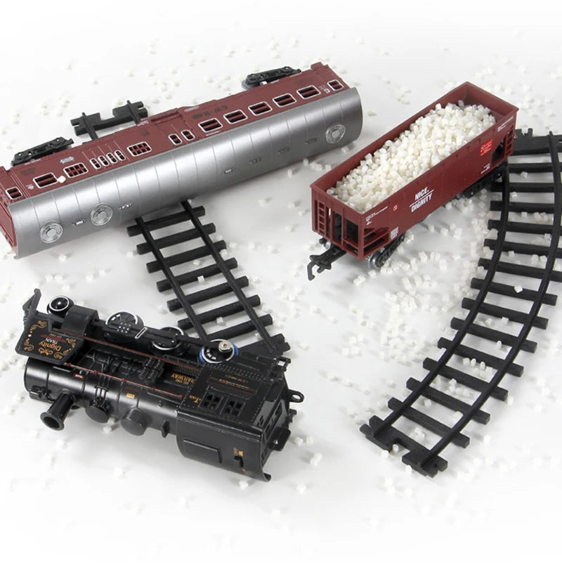 3cm Width wheel Train Track Cargo Car Carriage Wagon Model Guage Accessories DIY Toy Classic Electric Trains Rail King Trian Set