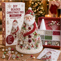 DIY Beaded Christmas Tree Craft Kit Sparkling Holiday Ornament Making Set for Kids Adults Festive Home Decor