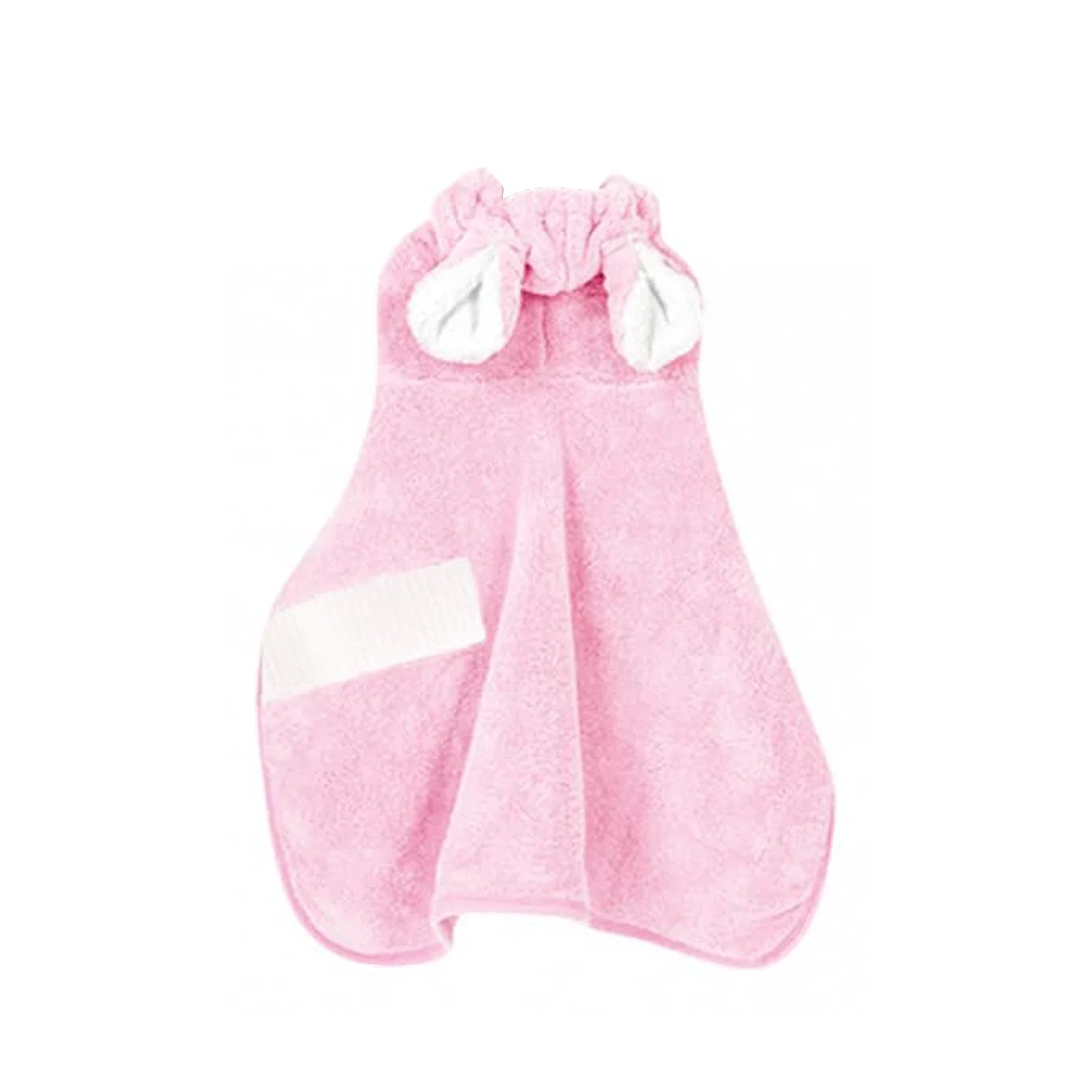 Pet Bathrobe for Dogs and Cats Super Absorbent Pet Dog Bath Towel Hooded Coat Adjustable Collar and Belly StrapXS To L