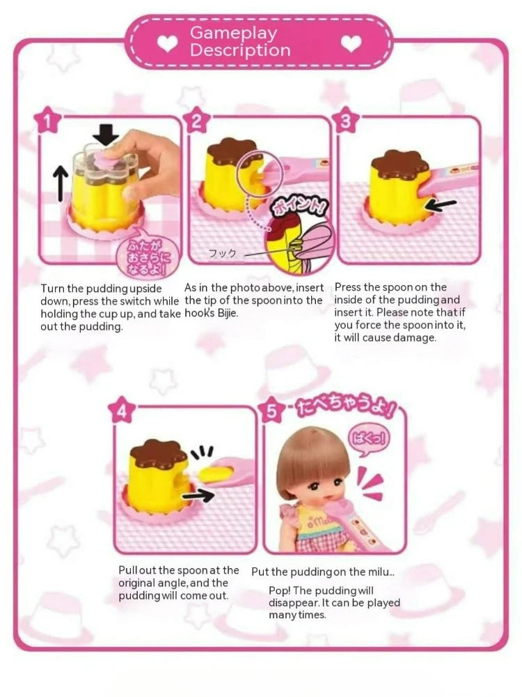 New 8PCS/Set Simulation Food Feeding Toys with Storage Box - Sweet Rice Ball Pudding Feeding Toy Kids Role Play Early Education