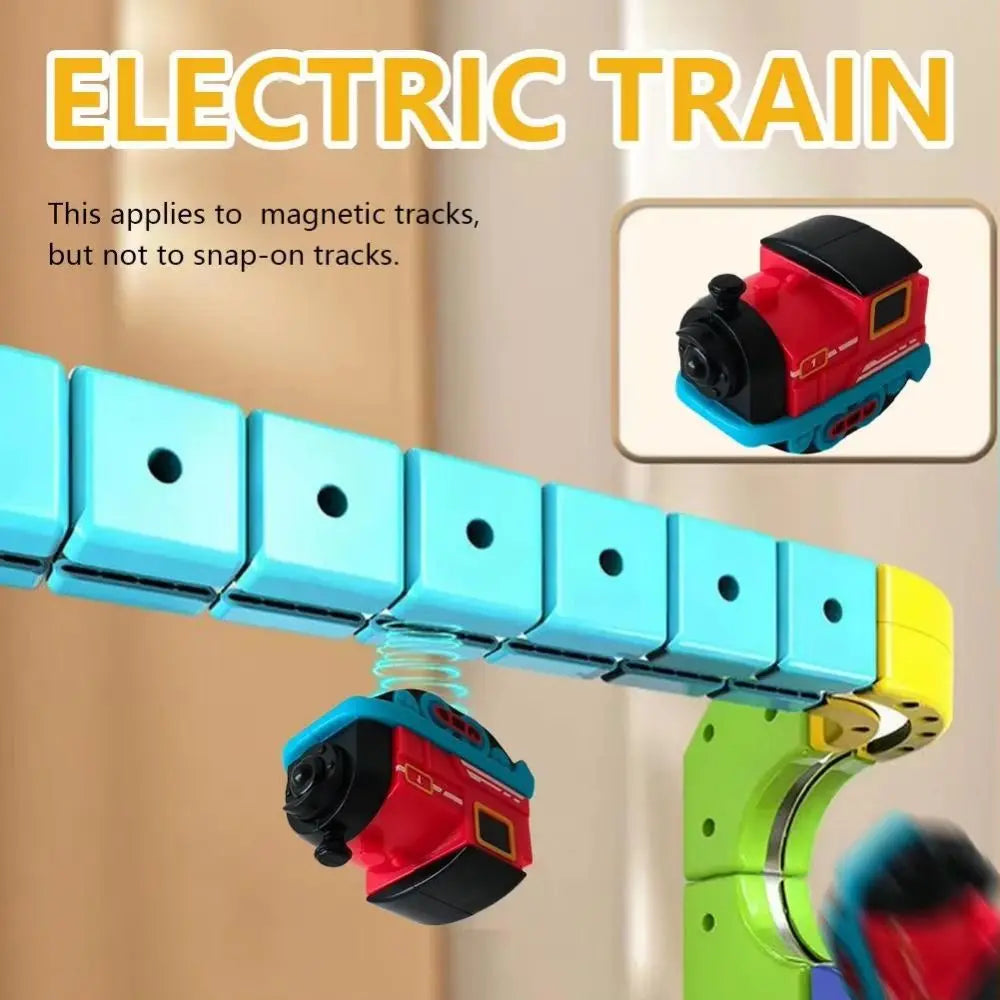 Plastic Magnetic Tracks Train Anti-gravity Smooth Steady Driving Magnetic Train Diecast Toy Intelligent Toy Railway Track Toys