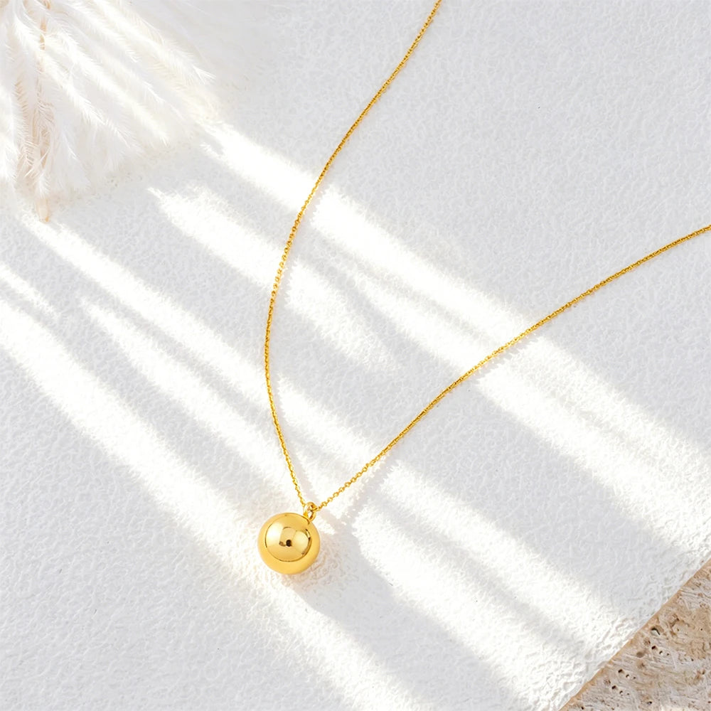 Italian  Gold Color Jewelry Set for Women Small Design Earrings and Necklace 2Pcs Set for Party Daily Wear Girls Gifts Jewelry