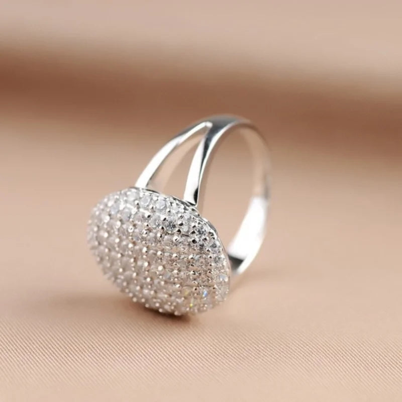 Authentic S925 sterling silver set with diamond Twilight Breaking Dawn Bella engagement wedding ring Fashion jewelry  gift