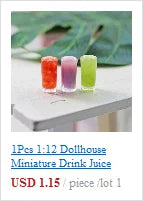 1:12 Miniature Food Dessert Sugar Mini Lollipops With Case Holder Candy For Doll House 1/12 Kitchen Furniture Toys Accessories