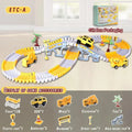 Kids Electric Track Toy Engineering Minin Car Set Puzzle Boy Toys Track Car Train Toys For Children Birthday Christmas Gifts