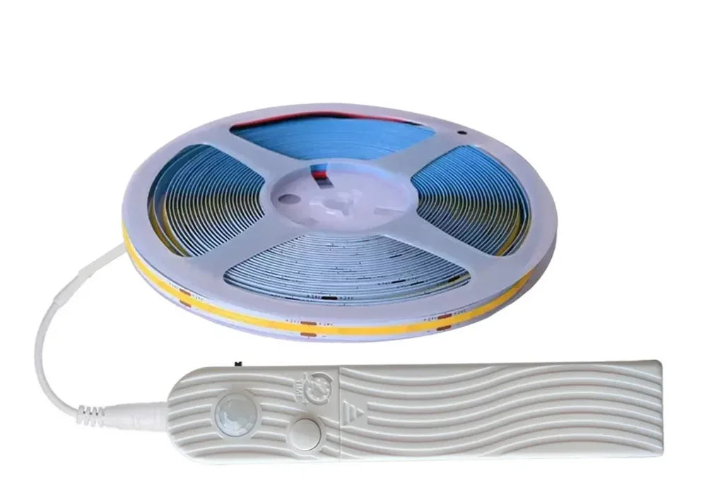 Dual Mode Adjustable 5V COB LED Strip Motion Sensor Night Light, Smart Induction Lamp for Bathroom Bedroom Bedside Home Decor
