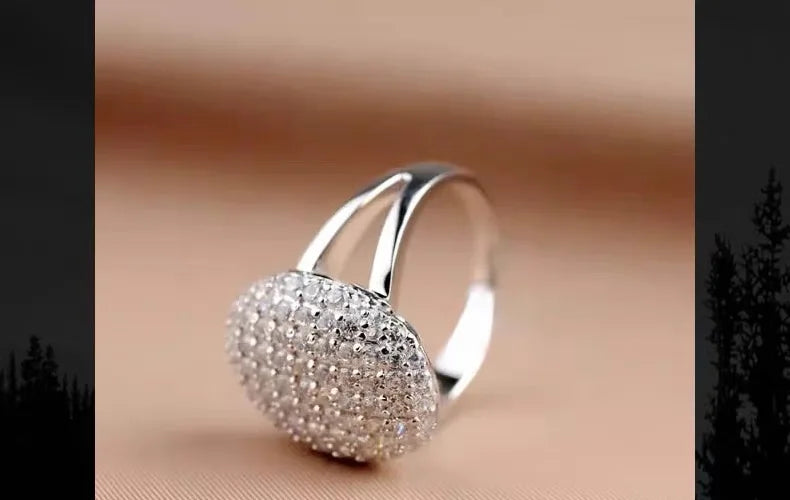 Authentic S925 sterling silver set with diamond Twilight Breaking Dawn Bella engagement wedding ring Fashion jewelry  gift