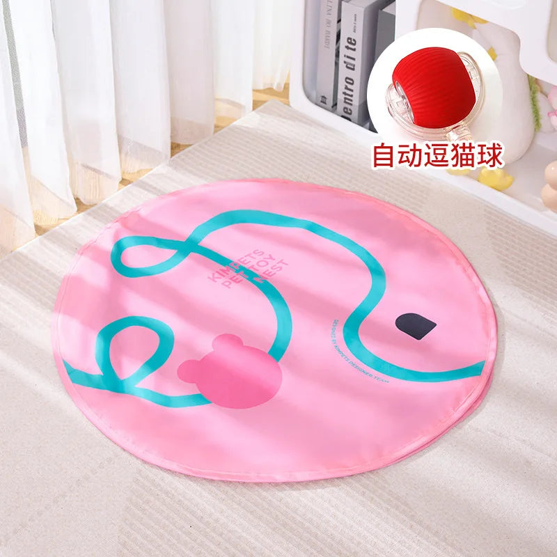Cat Toy Electric Cat Teaser Ball Automatic Hunting Cover Pet Toy Self-Entertainment Boredom Buster