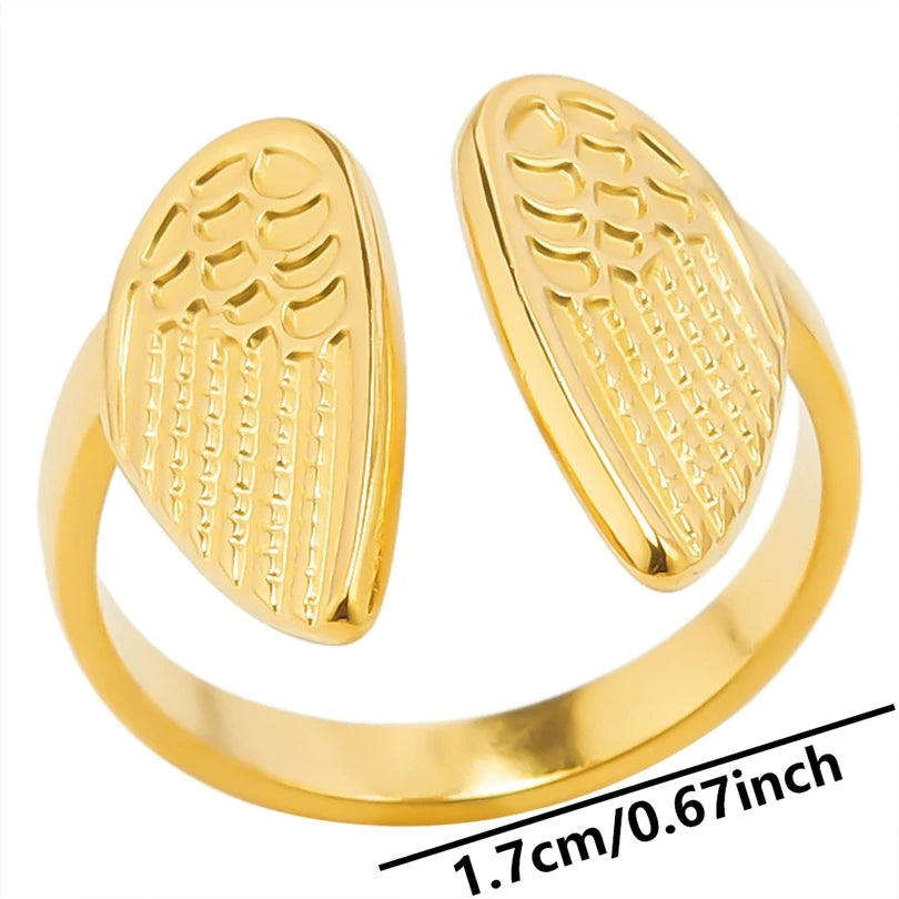 1pcs Classic Tiger Eye Real Stone Open Adjustable Stainless Steel Rings For Women Men Accessories Gold Color Finger Jewelry Ring