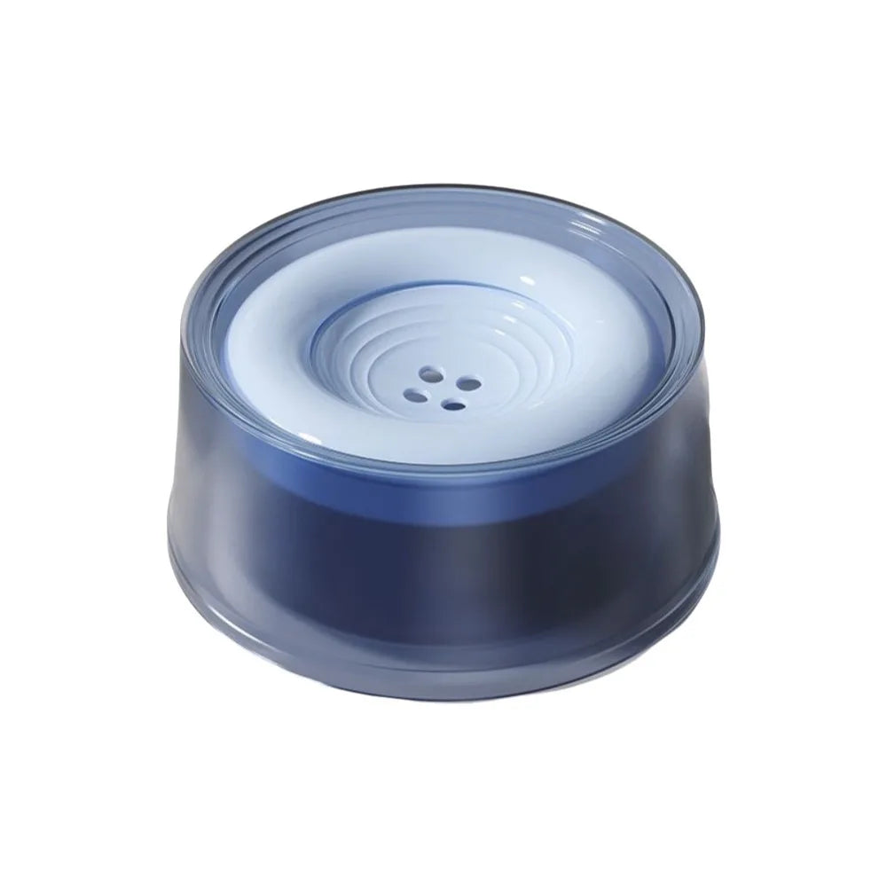 Non-Slip Base Pet Floating Water Bowl Large Capacity Spill Proof Dog Drinking Bowl Anti-Splash Design No Wet Mouth Cat Bowl