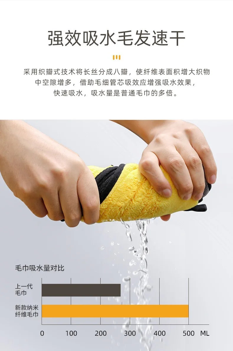 1-10pcs Pet Absorbent Towel Dog Cat Quick Drying Bath Towel Ultra-fine Fiber Super Absorbent Pet Towel Cleaning Supplies