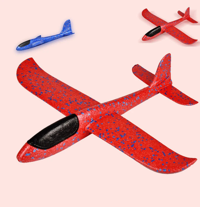 48cm Large Foam Plane Glider Hand Throw Airplane Inertial EPP Bubble Planes Outdoor Launch Kids Toys for Children Boys Gift