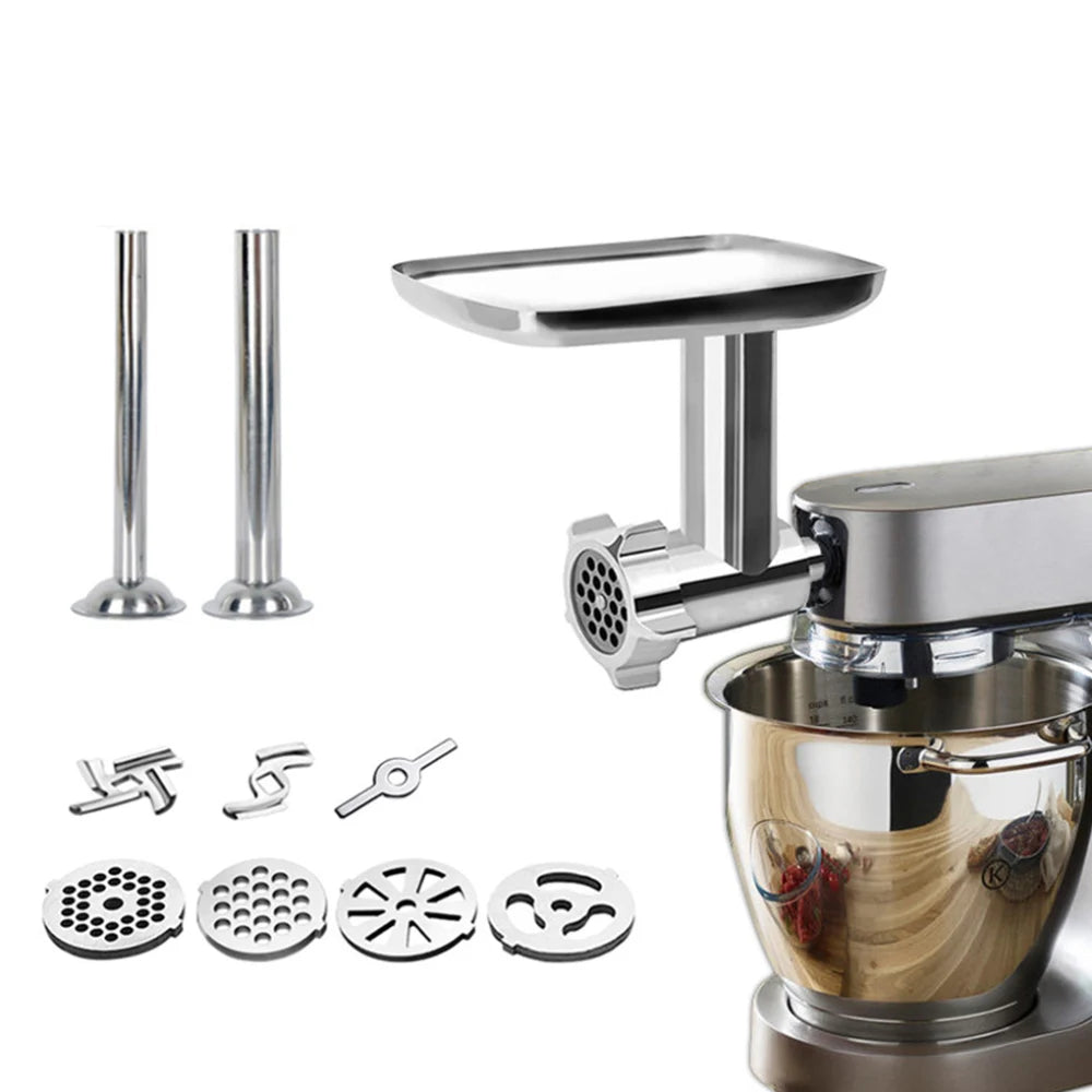 2025 New Stand Mixer Attachment Food Grinder Set Kitchen Grinding Tools for Kenwood Chef / Chef XL, KVC, KVL, KMix, Also Fit SME