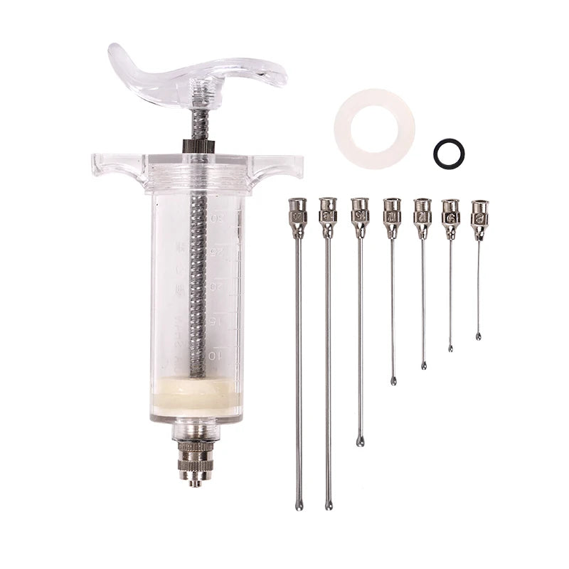 10/20/30/50Ml Baby Bird Feeder with Stainless Steel Birds Feeding Syringe Tube Parrot Feeding Syringe Adjustable Bird Supplies