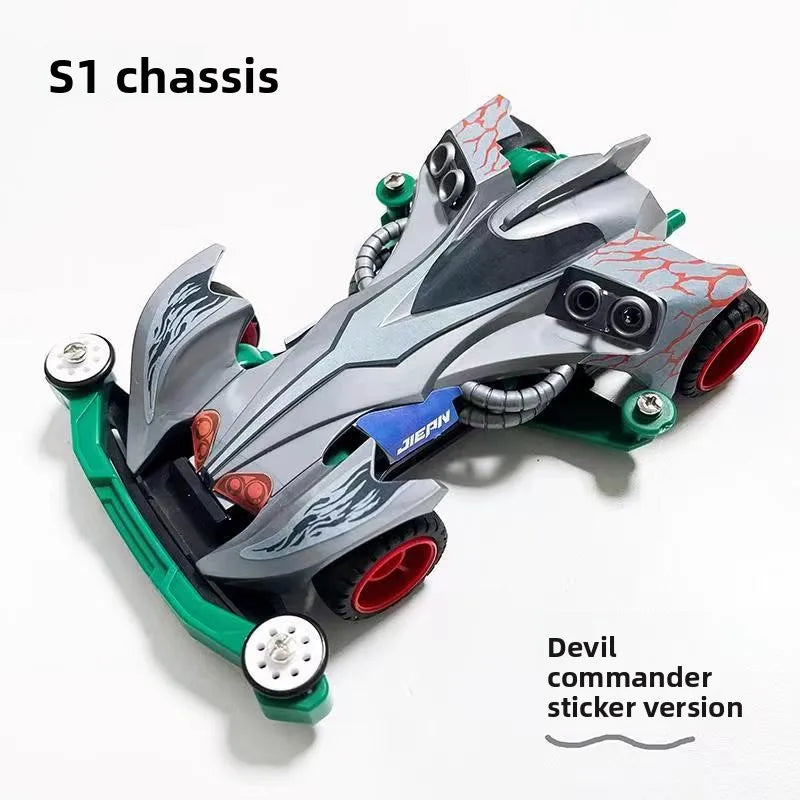 Japanese Anime Bakusou Kyuudai Let's&Go Mini 4WD Racing Track Race Sabre Black Battle Ray Stinger Model Toy